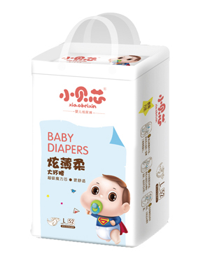 小贝芯炫薄柔大环腰纸尿裤L